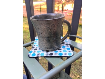 Blue Dots & Dark Denim (sold)